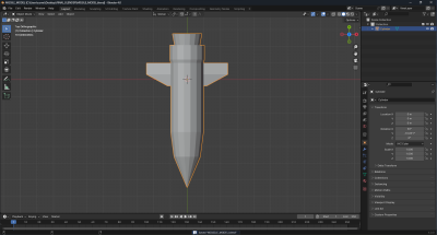  Missile Top View